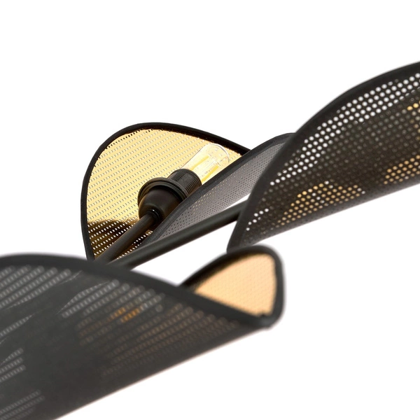 Lampa sufitowa Emibig VENE 6 Czarny/GOLD 1158/6