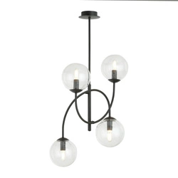 Lampa sufitowa Emibig ARCHI 4B BL TRANSPARENT 1286/4B