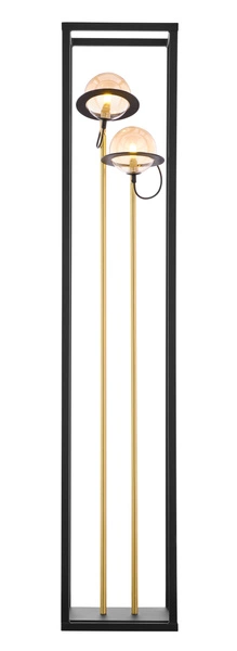 Nowoczesna Lampa podłogowa PLANET wys. 150cm 2xG9 14W IP20 | Złoty