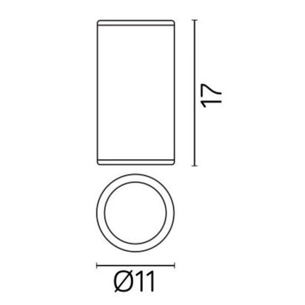 Lampa sufitowa przed wejście do domu IP54 E27 ADELA 7002 AL | srebrny
