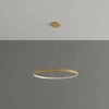 Nowoczesna lampa wisząca RIO 55, złota, 30W LED, barwa neutralna 4000K, TH.217