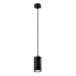 Lampa wisząca TUBO, 10 cm, 31-78537, czarna, 1x25W GU10