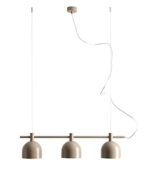 LAMPA WISZĄCA BERYL 3 BEIGE