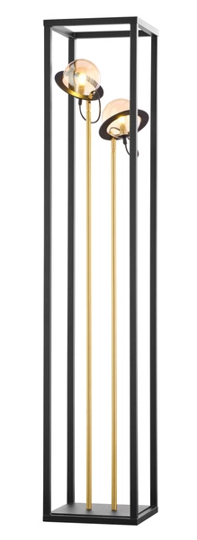 Nowoczesna Lampa podłogowa PLANET wys. 150cm 2xG9 14W IP20 | Złoty