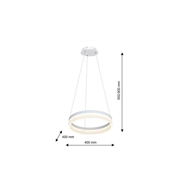 Lampa wisząca RING okrąg LED 40cm