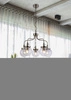 Lampa wisząca BALLET 35-70876 patynowa 5x40W E27