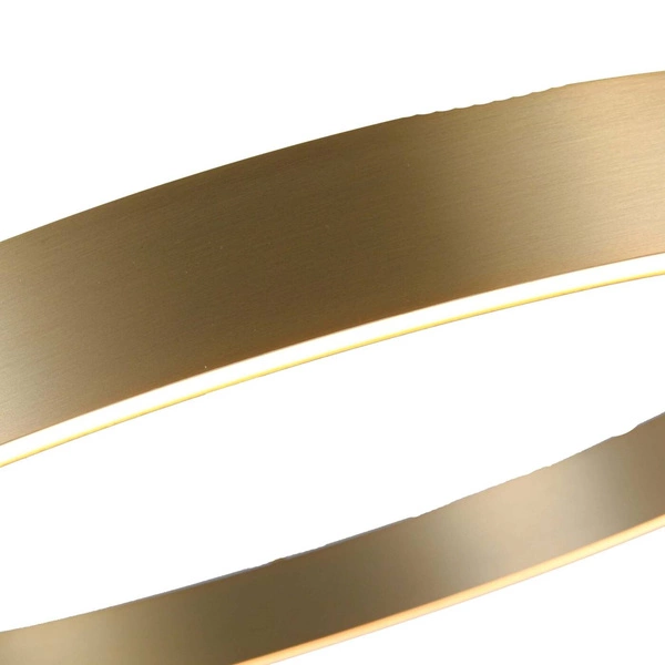 Midway lampa wisząca pierścień mała śr.60 cm 40W | złoty