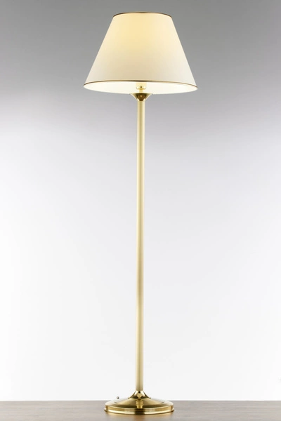 Klasyczna Lampa podłogowa CLASSIC wys. 155cm 1xE27 15W IP20 | Mosiądz satynowany