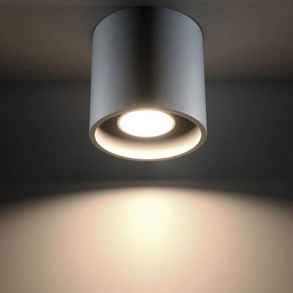 Sollux Plafon ORBIS 1 Aluminium szary 12W LED , SL.0018