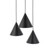 CONO BLACK LAMPA WISZĄCA 3 KOŁO S 10067