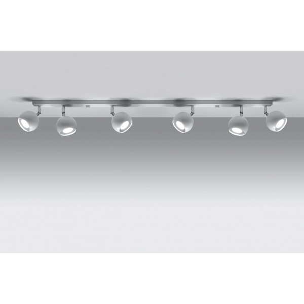 Nowoczesna lampa sufitowa OCULARE 6L SL.0442 Biała 6xGU10