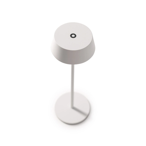 Lampa przenośna AMY LED 2W 3000K 170lm wys.32.5cm szer.10.8 IP54 ściemniacz włącznik | Biały 11531