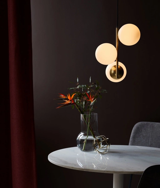 Lampa wisząca LILLY E14 40W Metal | Mosiądz