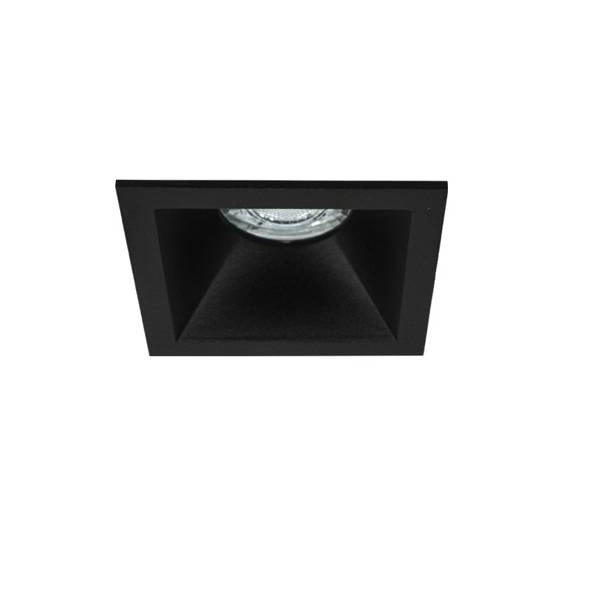 Oprawa wpuszczana oczko sufitowe CROSTI PERO SQ czarny szer. 8,3cm