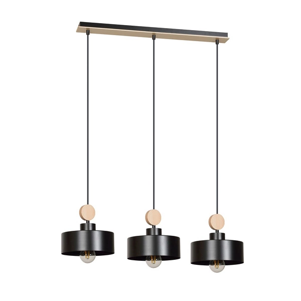 Lampa wisząca Emibig TUNISO 3 Czarny 582/3