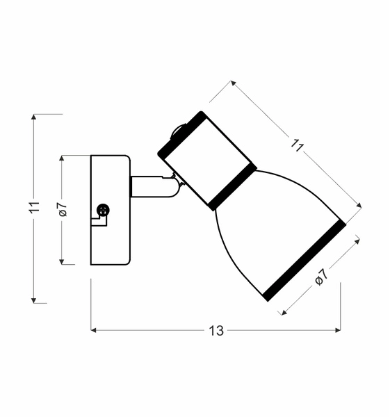 Kinkiet FIDO 91-63366 biały/chrom 1xE14