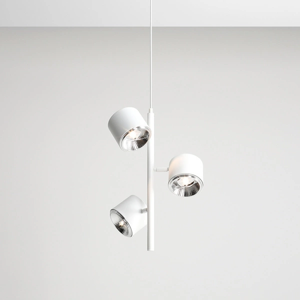 Aldex Lampa wisząca BOT 3, 1046E, biała, 3x35W GU10