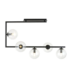 Lampa sufitowa Emibig SOMA 5 BL TRANSPARENT 1289/5
