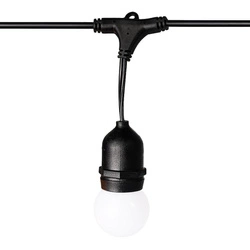 Girlanda zewnętrzna Summer Time 6,6m G45 Mleczna biel 3000K 36V 10xE27 IP44