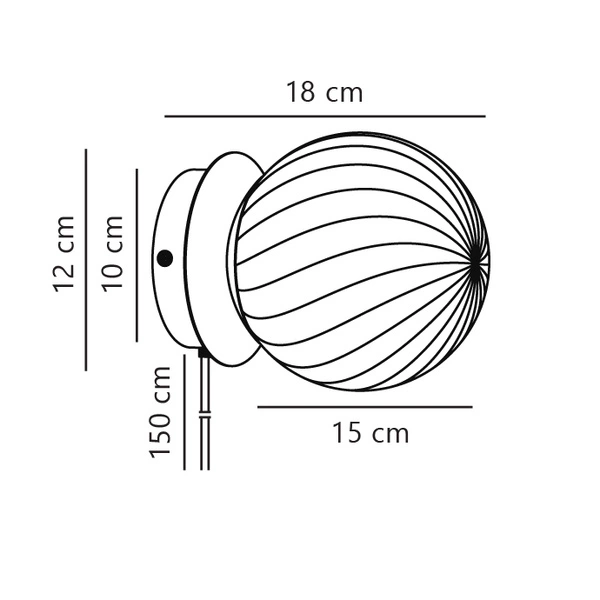 Kinkiet CHISELL E14 25W Metal | Mosiądz