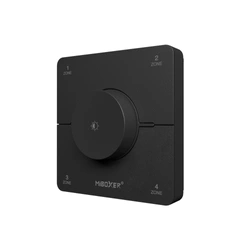 Obrotowy pilot K0S MONO+CCT LED 4 STREFY | czarny