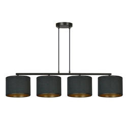 Lampa wisząca Emibig HILDE 4 BL Czarny 1054/4