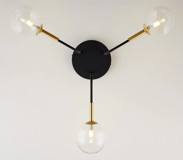 Nowoczesna Lampa sufitowa BURANO wys. 31cm 3xG9 14W IP20 | Złoty