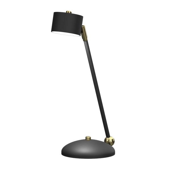 Lampka biurkowa ARENA, MLP7764, czarny/złoty, 1x11W GX53