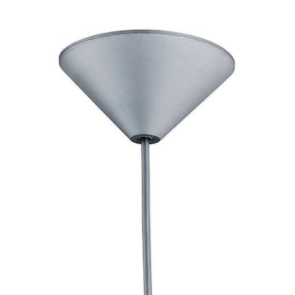 Lampa wisząca ALFA DAWID SREBRNA 1xE27 23cm | 9106