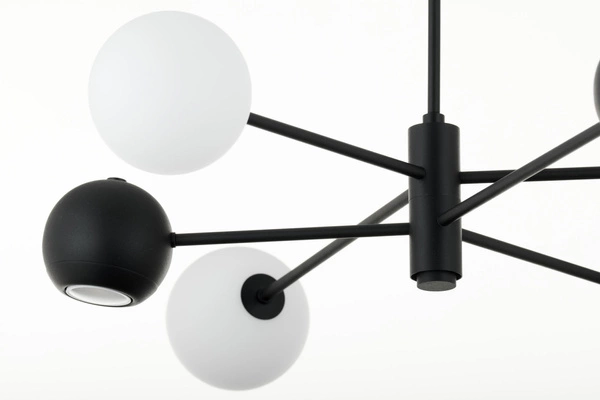 Nowoczesny Żyrandol MOKA wys. 47-69cm 3xG9 3xGU10
14W IP20 | Czarny