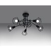 Lampa sufitowa ARTEMIS 5S, czarna, 5x40W E14, SL.1110