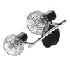 Nowoczesna lampa sufitowa OSLO listwa 92-61843 2xE14 czarny/chrom