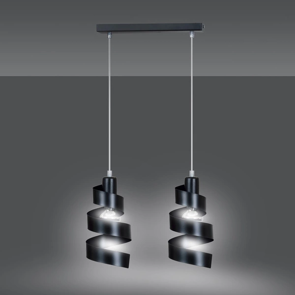 Lampa wisząca Emibig SAGA 2 Czarny 352/2