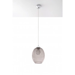 Nowoczesna lampa Wisząca ALVARO SL.0277 chrom/grafit 1xE27