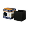 Kinkiet zewnętrzny natynkowy CUBE LED 2x3W 4000K IP54 | czarny