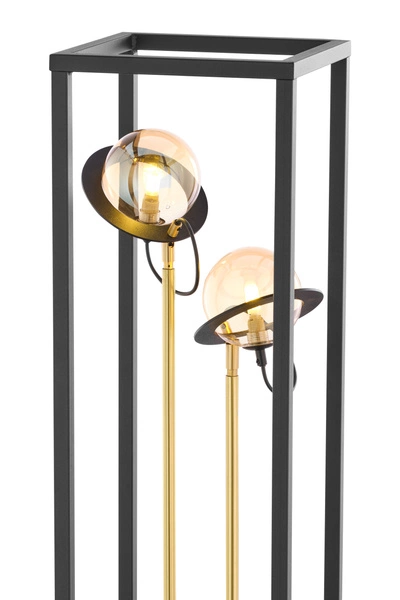 Nowoczesna Lampa podłogowa PLANET wys. 150cm 2xG9 14W IP20 | Złoty