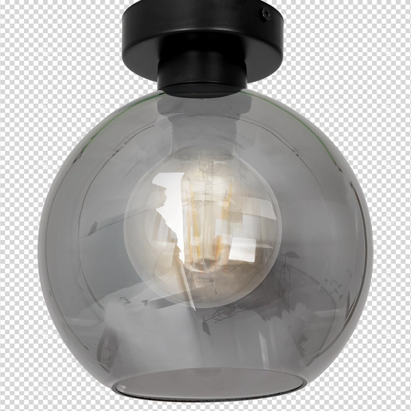 Nowoczesna lampa sufitowa plafon SOFIA SMOKED MLP6574