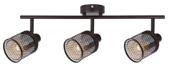 Lampa sufitowa CANABERA 3xE14 kawowe złoto/bursztynowy 93-82541