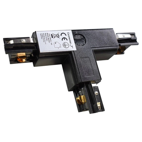 Łącznik szynoprzewodu 3-fazowego TRACK LIGHT typ: "T" UR, czarny, ML7096