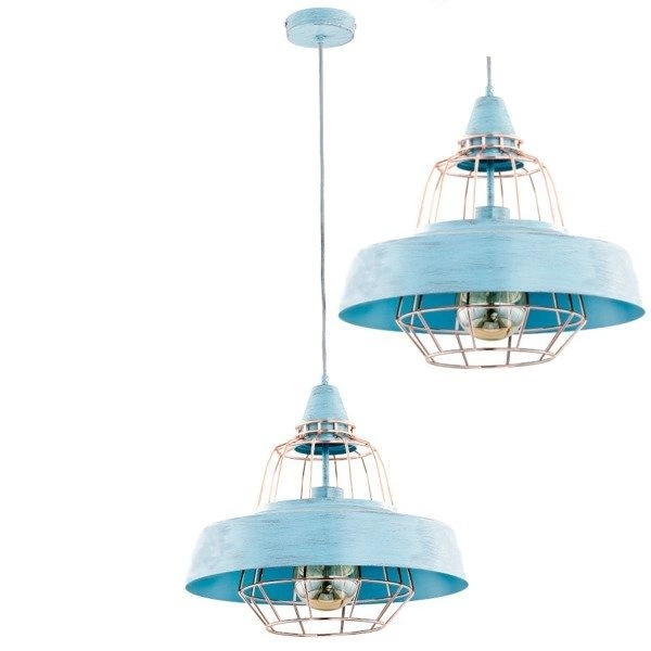 Lampa wisząca ALFA TAMARIS MIĘTOWA 1xE27 40cm | 60379