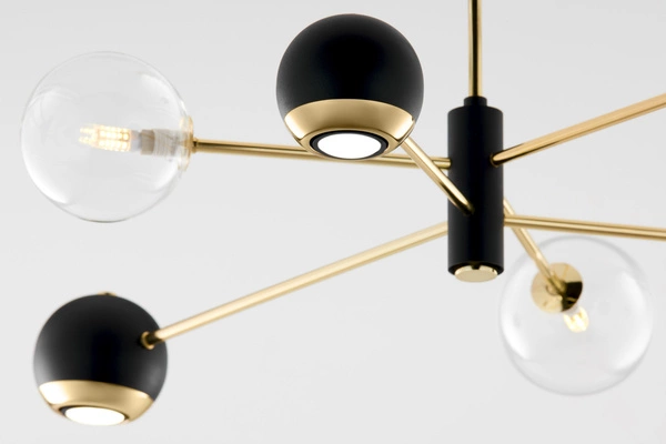 Nowoczesny Żyrandol MOKA wys. 47-69cm 3xG9 3xGU10
14W IP20 | Złoty