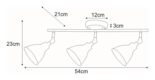 Reflektor / spot K-8005-3 WH z serii WATSO WHITE