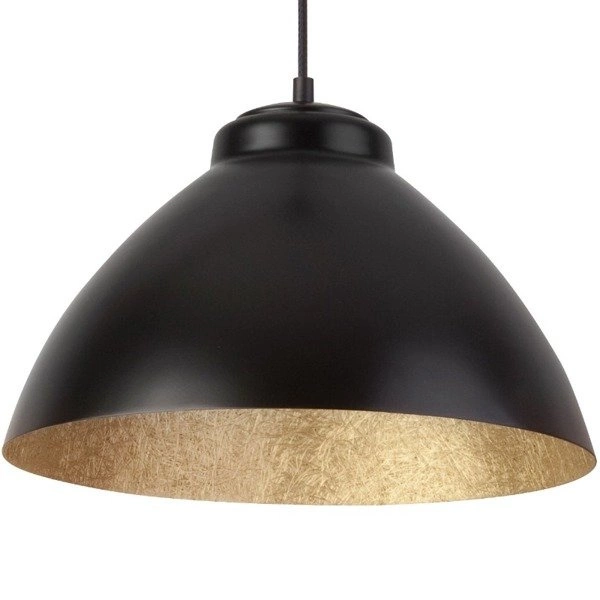 Lampa wisząca MILA czarno - złota 35cm
