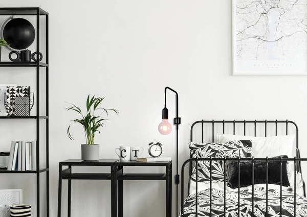 Kinkiet LAREN LEDEA, 50401190, czarny, 1x40W E27