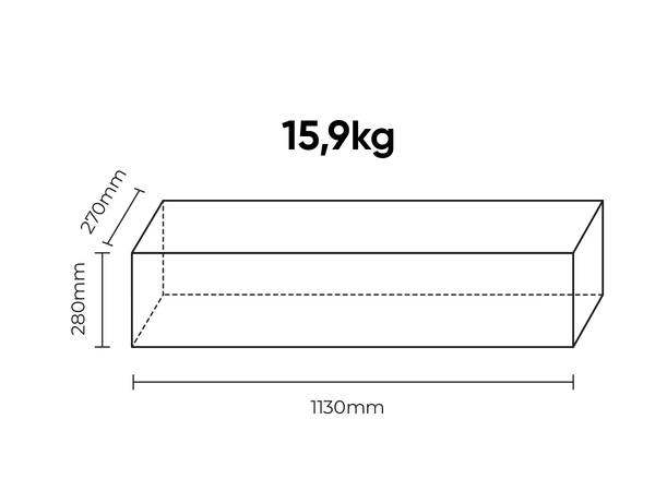 Składany słup oświetleniowy 3m szary PRIME