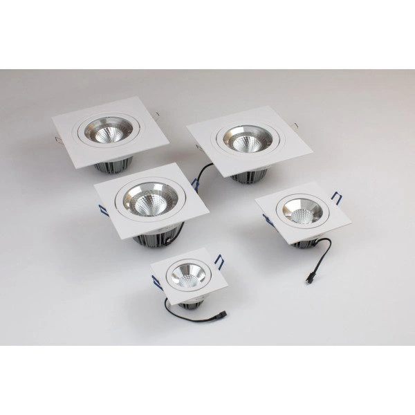 Oprawa wpuszczana PRESCO SQ 10W ciepła 3000K szer. 12,1cm