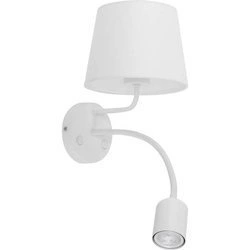 Nowoczesny kinkiet MAJA WHITE 2535 1xE27 + GU10 2535