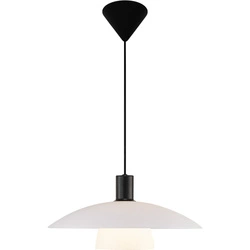 Lampa wisząca VERONA E27 40W Szkło | Czarny