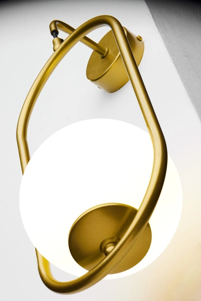 Nowoczesny Kinkiet IGON wys. 50cm 1xE14 11W IP20 | Złoty