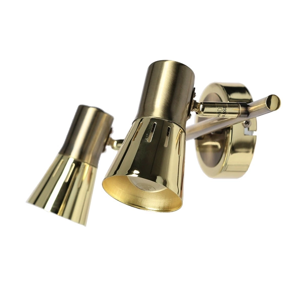 Lampa sufitowa/ścienna ARENA listwa 92-84487 złoto patyna 2xE14 R50